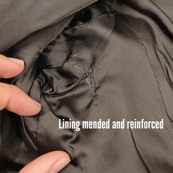 RESTORED 1940s Style Linen Blend Blazer (see measurements!) - Picture 13 of 15